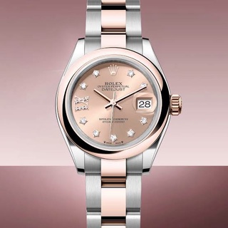 Photo produit d'une montre bicolore acier et or rose