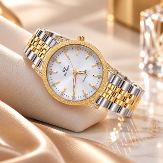 Photo produit d'une montre dorée